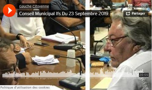 Enregistrement audio du CM du 23 septembre