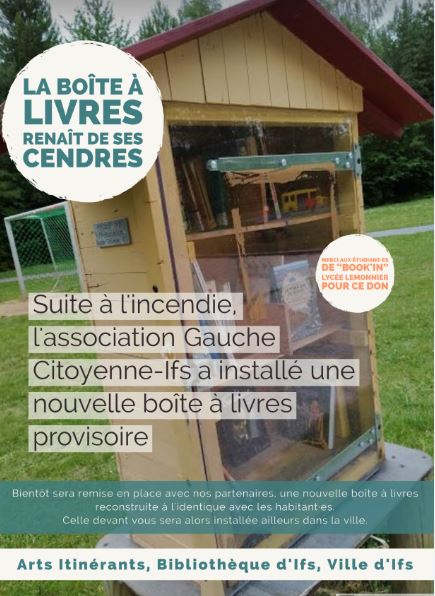 Boîte à livres affichette