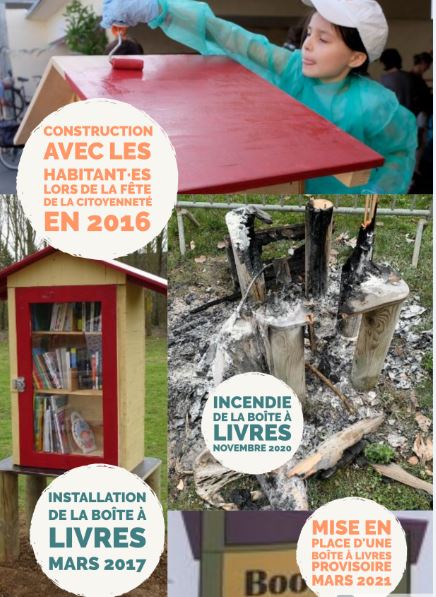 Boîte à livres affichette