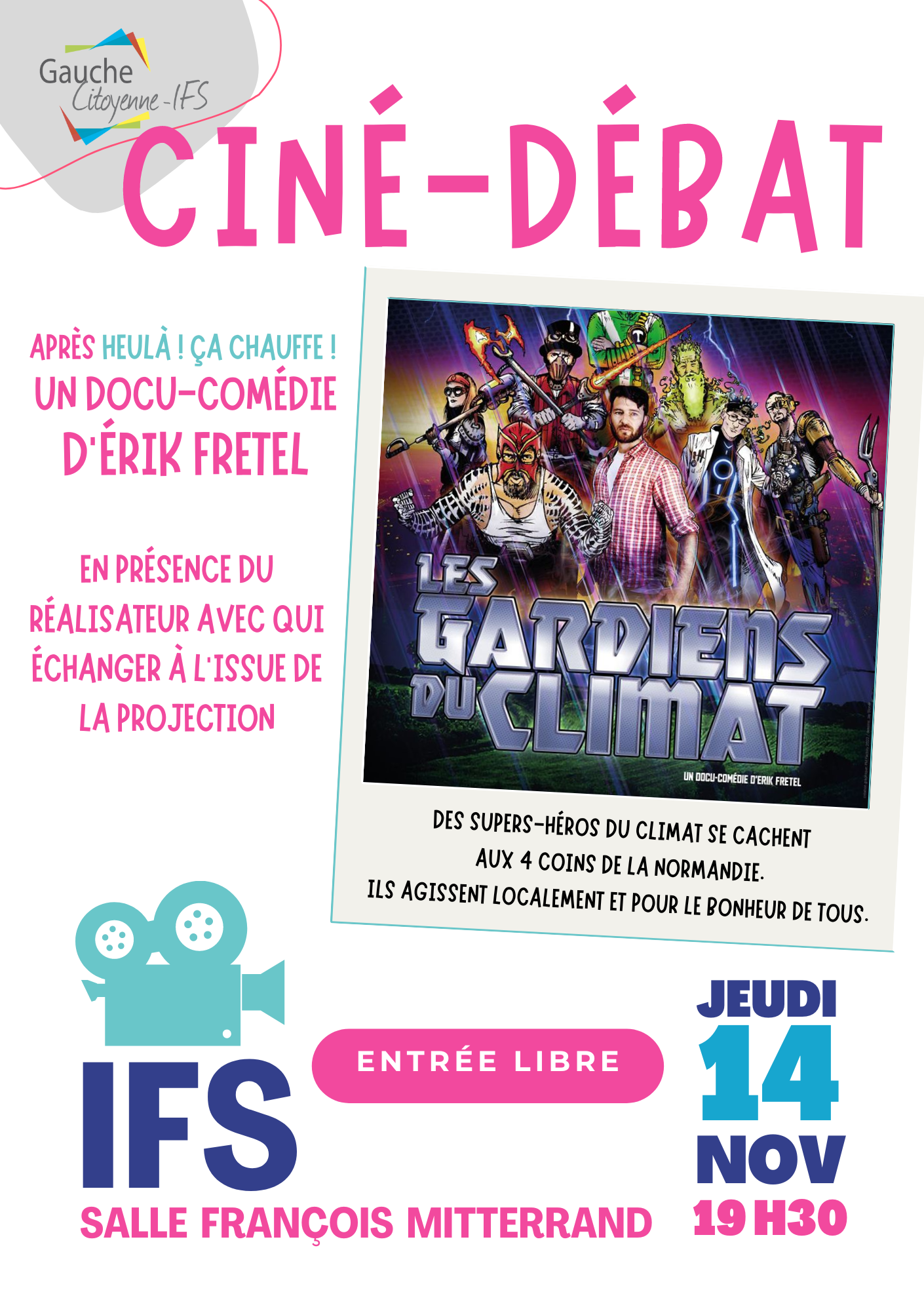 Ciné débat du 14 novembre 2024