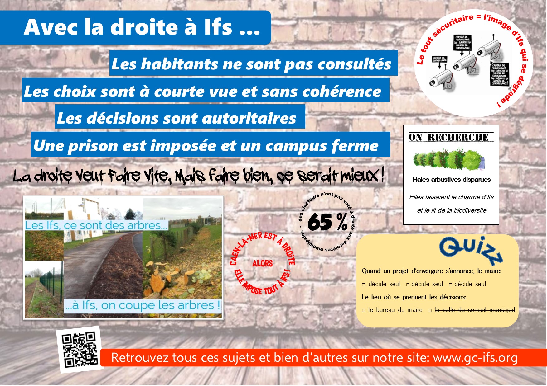 Flyer La droite à Ifs